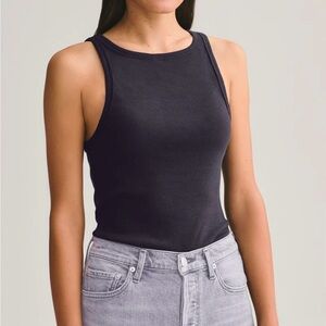 NWT Agolde rib high neck top